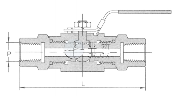 内螺纹闭锁球阀